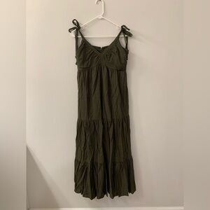Express Olive Green Dress